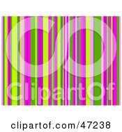 Poster, Art Print Of Pink And Green Stripe Background