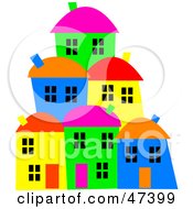 Hillside Village Of Colorful Homes
