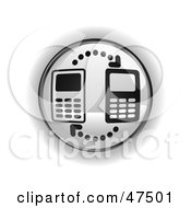 Poster, Art Print Of Gray Cell Phone Button