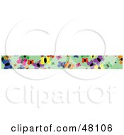 Poster, Art Print Of Border Of Colorful Butterflies