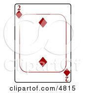 Two2 Of Diamonds Playing Card