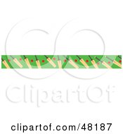Royalty Free RF Clipart Illustration Of A Border Of Cricket Bats And Balls by Prawny