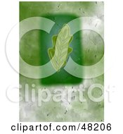 Textured Oak Leaf Background