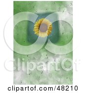 Textured Sunflower Background