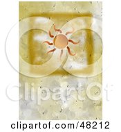 Poster, Art Print Of Textured Summer Sun Background