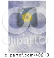 Royalty Free RF Clipart Illustration Of A Textured Daisy Background