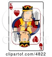 Poster, Art Print Of KKing Of Hearts Playing Card