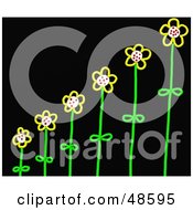 Poster, Art Print Of Growing Stick Flowers