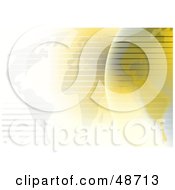 Royalty Free RF Clipart Illustration Of A Gradient Yellow Lined Earth Background