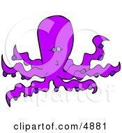 Octopus Also Known As The Devilfish Clipart