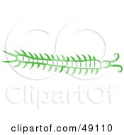 Royalty Free RF Clipart Illustration Of A Green Centipede by Prawny