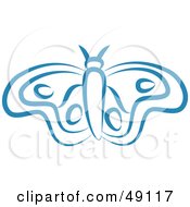 Poster, Art Print Of Blue Butterfly