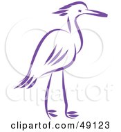Poster, Art Print Of Purple Heron