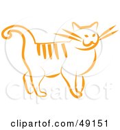 Poster, Art Print Of Orange Kitty Cat