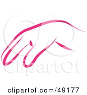 Poster, Art Print Of Arched Pink Hand