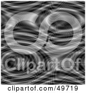 Royalty Free RF Clipart Illustration Of A Gray Abstract Ripple Background by Arena Creative