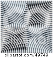Background Of Silver Coils