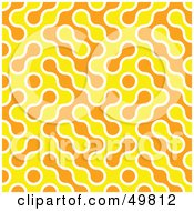 Poster, Art Print Of Abstract Yellow And Orange Background