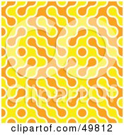 Royalty Free RF Clipart Illustration Of An Abstract Yellow And Orange Background by Arena Creative
