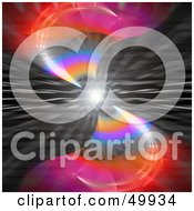 Poster, Art Print Of Solar Flare With Colorful Waves