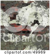 Poster, Art Print Of Plaster Crumbling Off To Reveal A Brick Wall