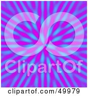 Royalty Free RF Clipart Illustration Of A Purple And Blue Kaleidoscope Burst Background