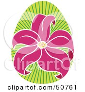 Royalty Free RF Clipart Illustration Of A Pretty Floral Design Element Version 4