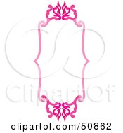 Royalty Free RF Clipart Illustration Of A Pretty Deco Frame Version 3