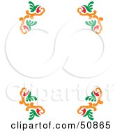 Royalty Free RF Clipart Illustration Of A Pretty Deco Frame Version 6