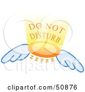 Poster, Art Print Of Do Not Disturb Wing Sign