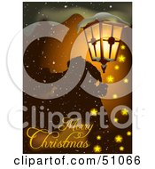 Royalty Free RF Clipart Illustration Of A Merry Christmas Greeting Version 5 by dero