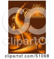 Royalty Free RF Clipart Illustration Of A Merry Christmas Greeting Version 1