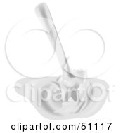 Royalty Free RF Clipart Illustration Of Pouring Milk