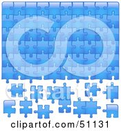 Jigsaw Puzzle Piece Background - Version 1