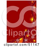 Royalty Free RF Clipart Illustration Of A Red Christmas Background Version 7