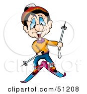 Royalty Free RF Clipart Illustration Of A Little Boy Version 19