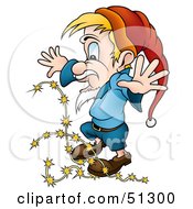 Royalty Free RF Clipart Illustration Of A Male Dwarf Version 7