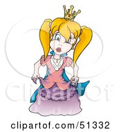 Poster, Art Print Of Pretty Princess - Version 1