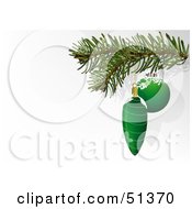 Royalty Free RF Clipart Illustration Of A Christmas Ornament Version 5