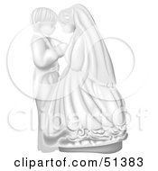 Poster, Art Print Of Cute Wedding Couple Holding Hands