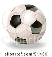 Poster, Art Print Of Soccer Ball Resting On The Ground