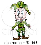 Royalty Free RF Clipart Illustration Of A Male Dwarf Version 8 by dero