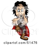Royalty Free RF Clipart Illustration Of A Bad Monster With Long Nails by dero