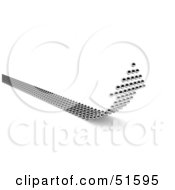 Royalty Free RF Clipart Illustration Of An Upwards Arrow Made Of Balls Version 2 by stockillustrations