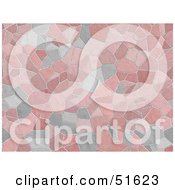 Royalty Free RF Clipart Illustration Of A Background Of Red Stone Work