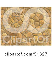 Royalty Free RF Clipart Illustration Of A Background Of Tan Stone Work