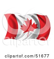Wavy Canada Flag - Version 1