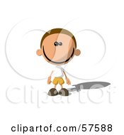 Royalty Free RF Clipart Illustration Of A Happy Little Boy Smiling