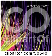 Poster, Art Print Of Colorful Watercolor Stroke Background With Sample Text - Version 9