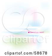 Poster, Art Print Of Abstract Background With A Text Bar - Version 1